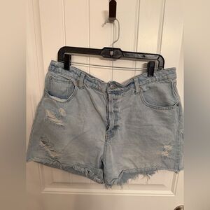 Wild Fable Light Wash Distressed Jean Shorts